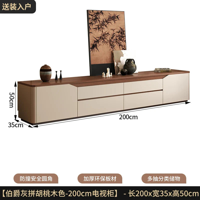 European Design Tv Consoles Cabinet Elegant Style Boho Simple Tv Stands Unique Taste Fernsehschrank Living Room Furniture