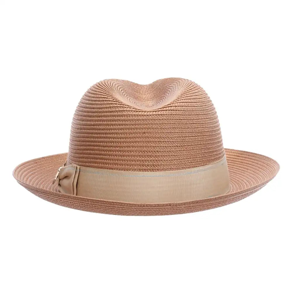 Stacy Adams Moore - Straw Fedora Hat