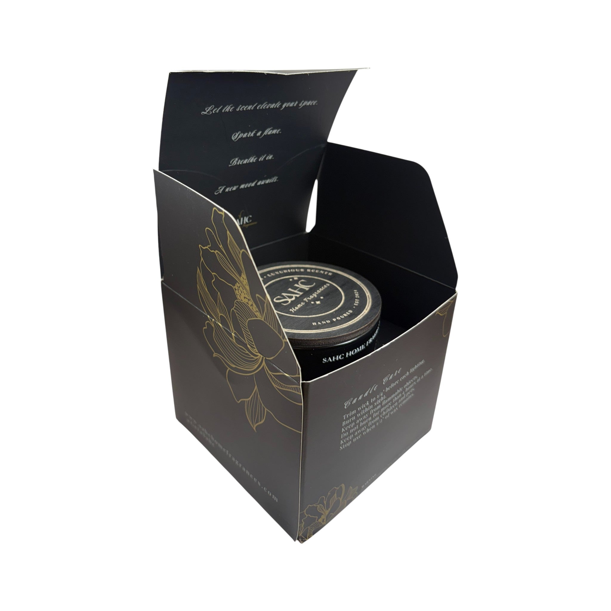 Saffron & Violet | Luxury Fragrance Candle