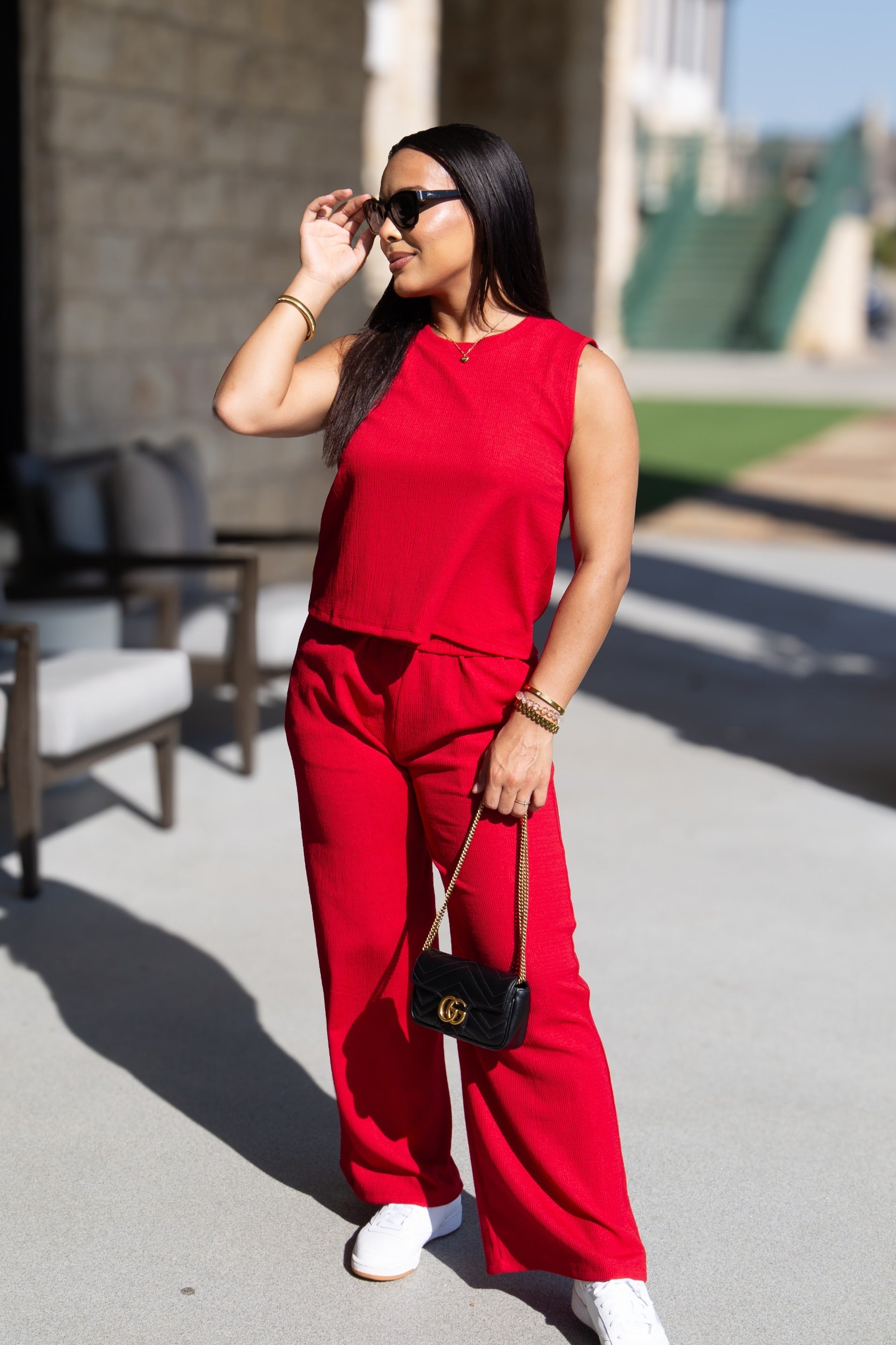 Das Earhart Top, Rot