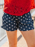 Pantalón corto de estrellas azul y blanco