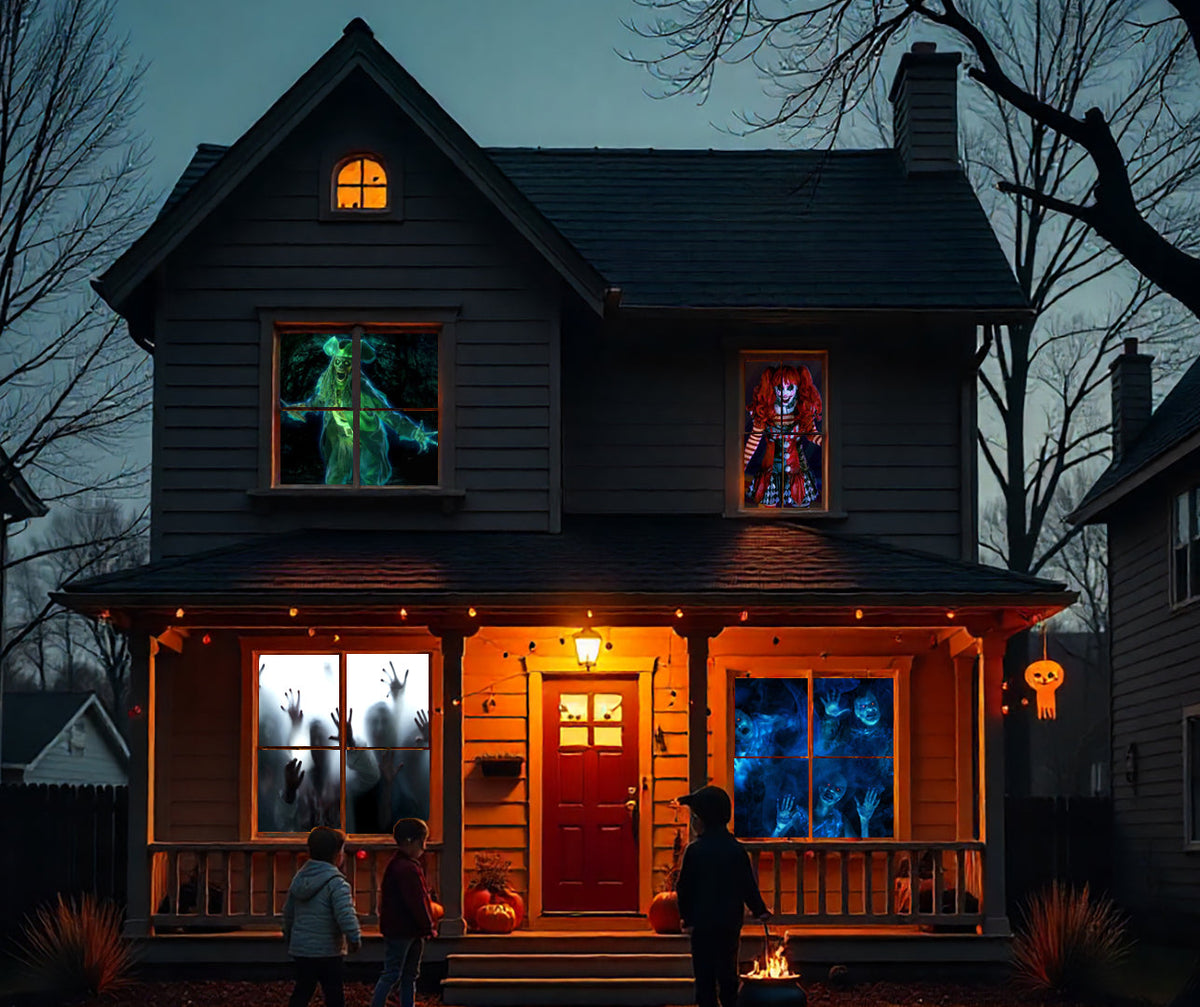 AtmosFX® Spooky Halloween Digital Decoration on USB Includes 9 Atmosfx Video Effects for Hallloween