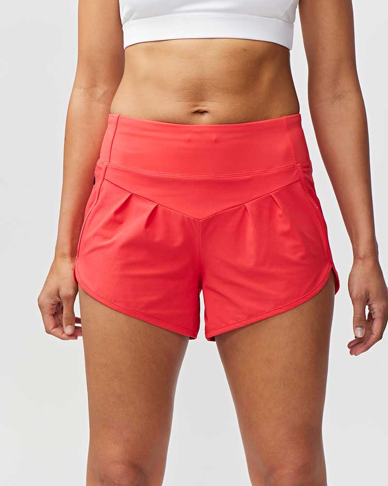 Pantalones cortos de running de mujer Sheva de talle alto