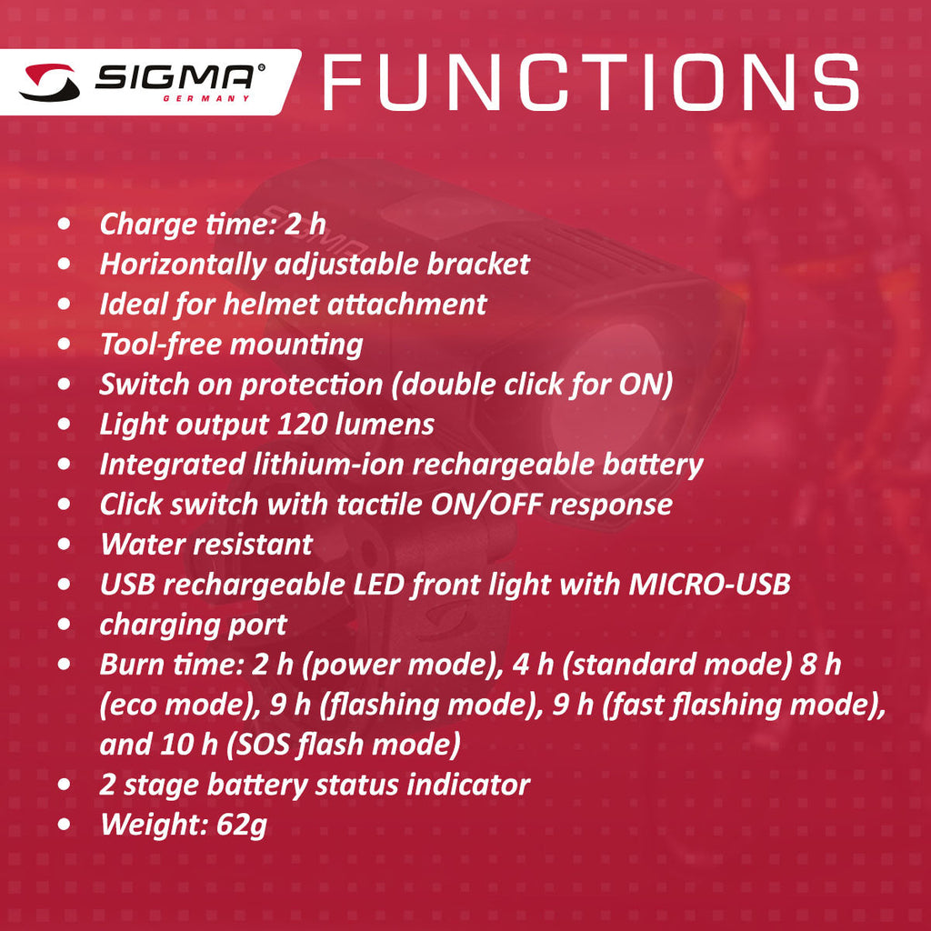 SIGMA Light - BUSTER 100, Power Light w/ optional NUGGET II Flash