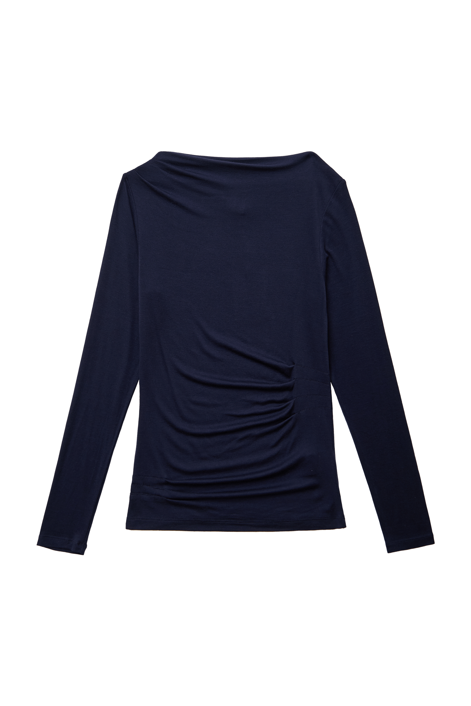 TOP DE MANGA LARGA NARAE EN AZUL MARINO