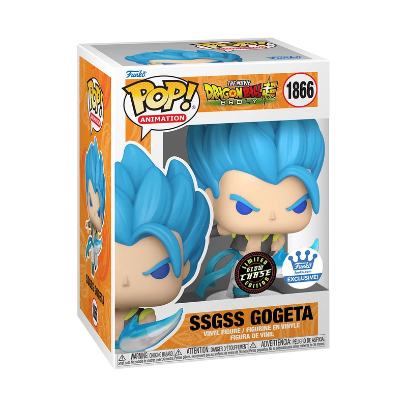 PREORDER (Estimated Arrival FEBRUARY 2025) POP! Animation: Dragon Ball Super - SSGSS Gogeta (Glow in the Dark | CHASE) Funko Shop Exclusive
