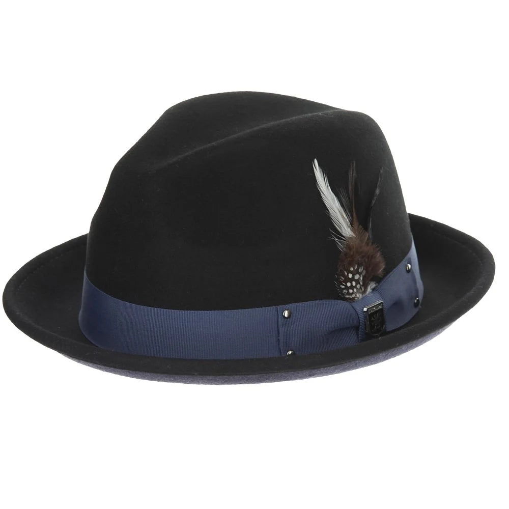 Stacy Adams Riven - Wool Fedora Hat