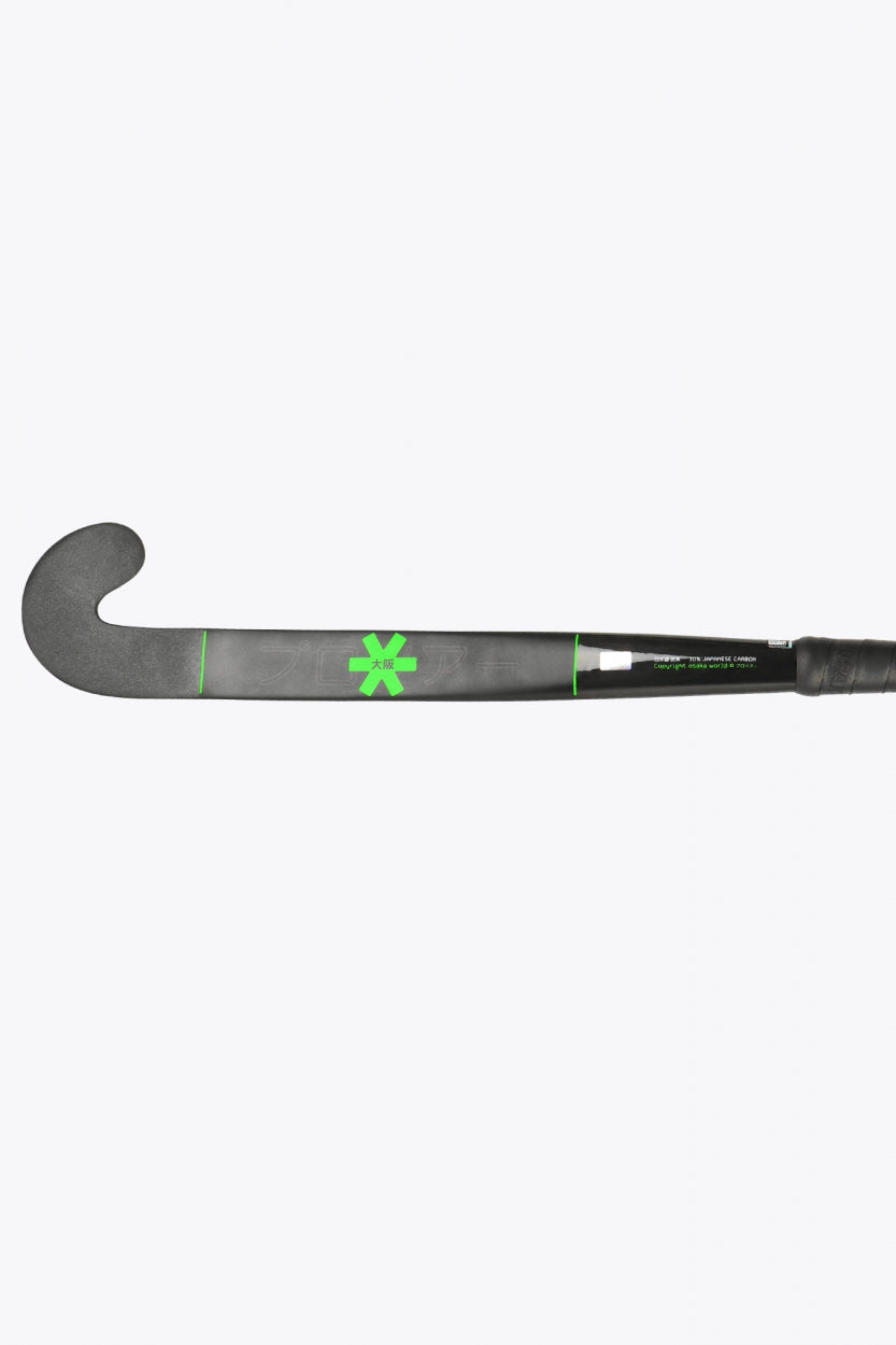 Osaka Indoor Hockey Stick Pro Tour 10 - Low Bow | Iconic Black
