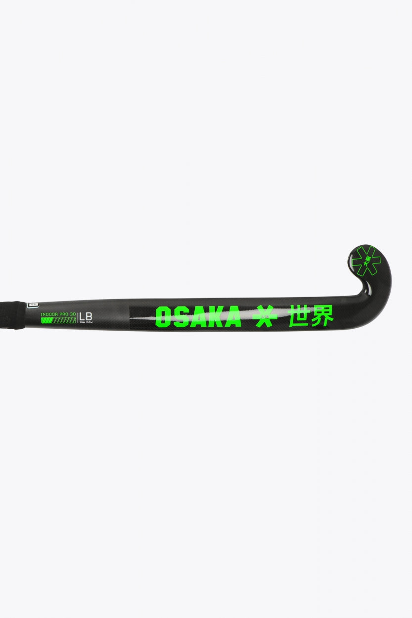 Osaka Indoor Hockey Stick Pro Tour 30 - Low Bow | Iconic Black