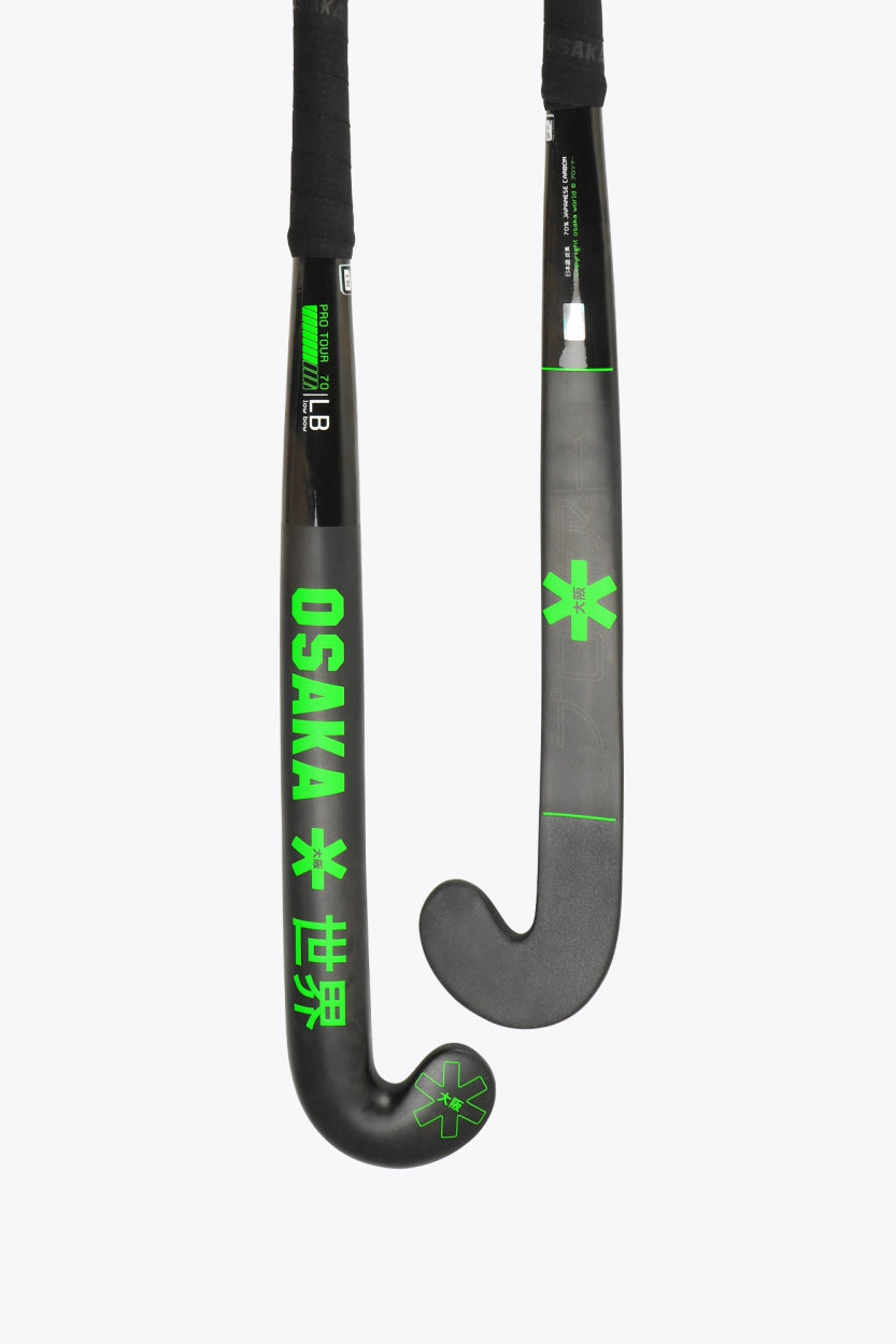 Osaka Field Hockey Stick Pro Tour 70 - Low Bow | Iconic Black