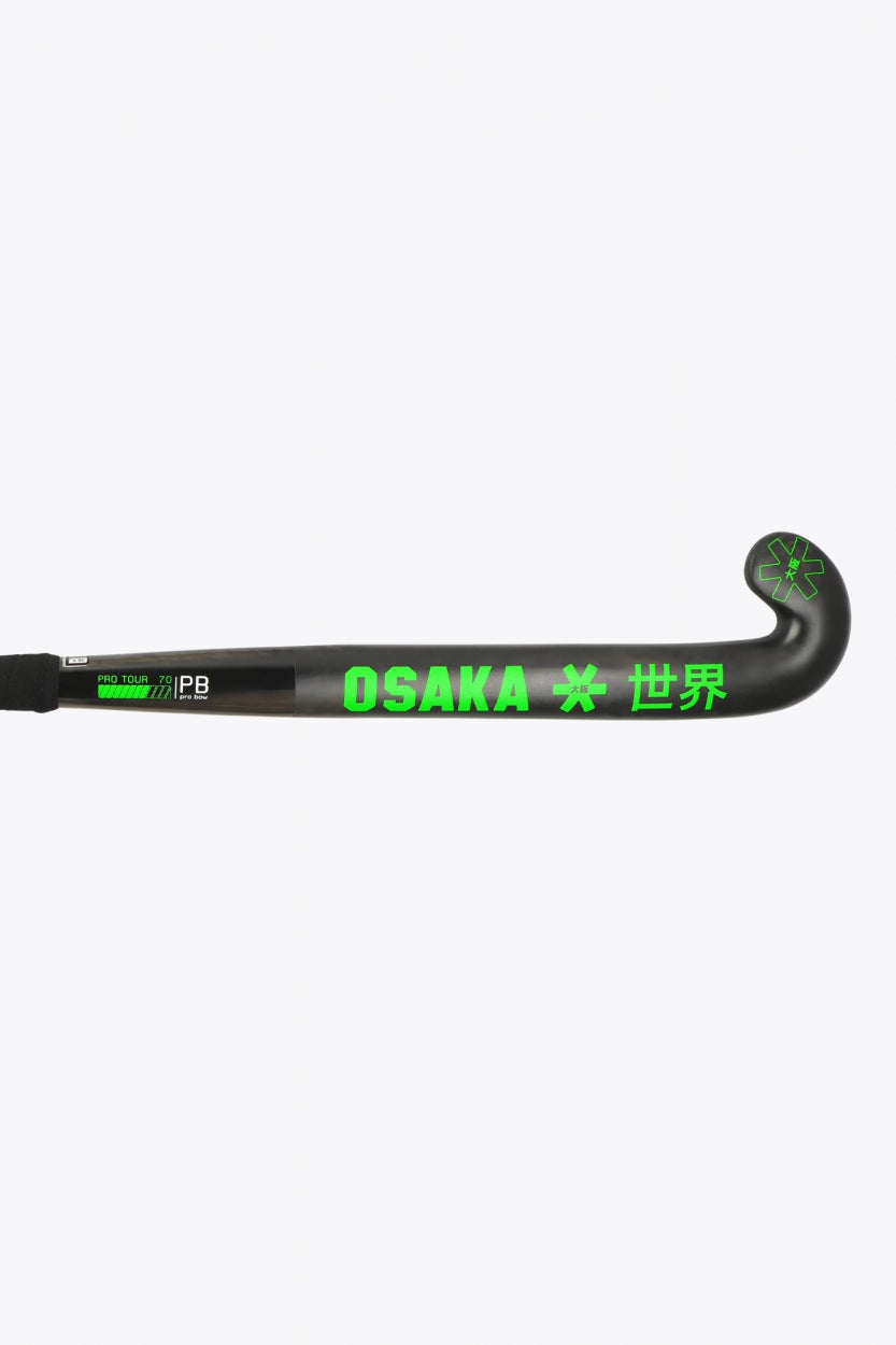 Osaka Field Hockey Stick Pro Tour 70 - Pro Bow | Iconic Black