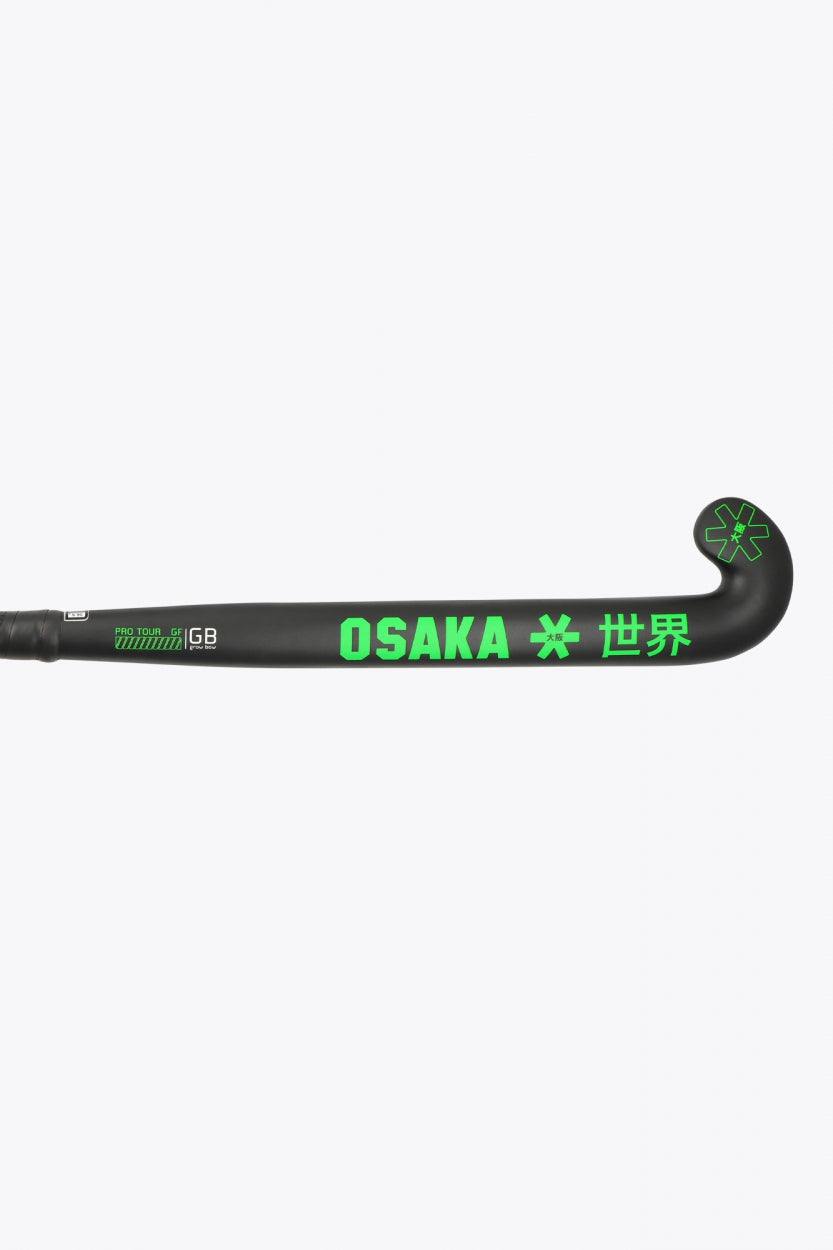 Osaka Field Hockey Stick Pro Tour GF - Grow Bow | Iconic Black