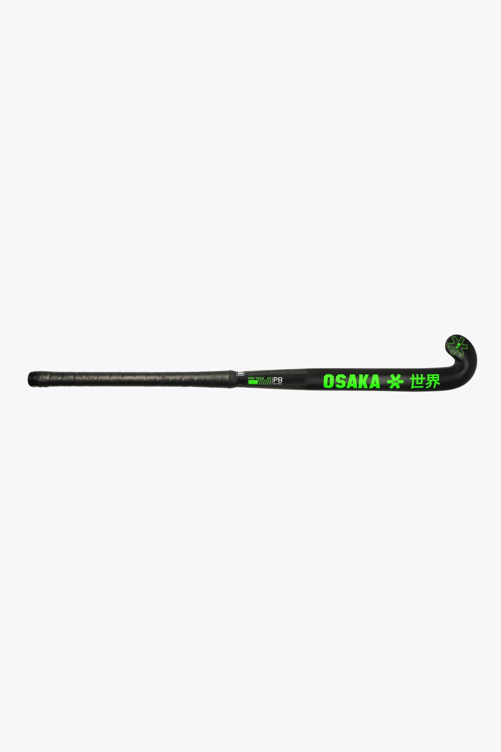 Osaka Field Hockey Stick Pro Tour 40 - Pro Bow - LTD Edition White | Iconic Black