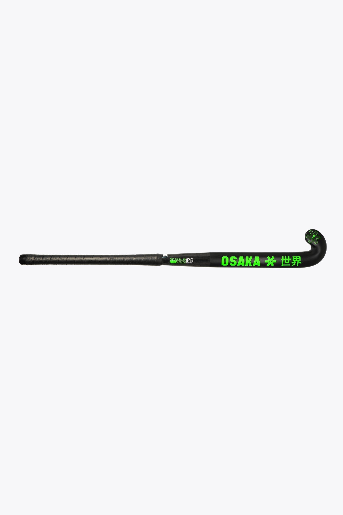 Osaka Field Hockey Stick Pro Tour 40 - Pro Bow - LTD Edition White | Iconic Black