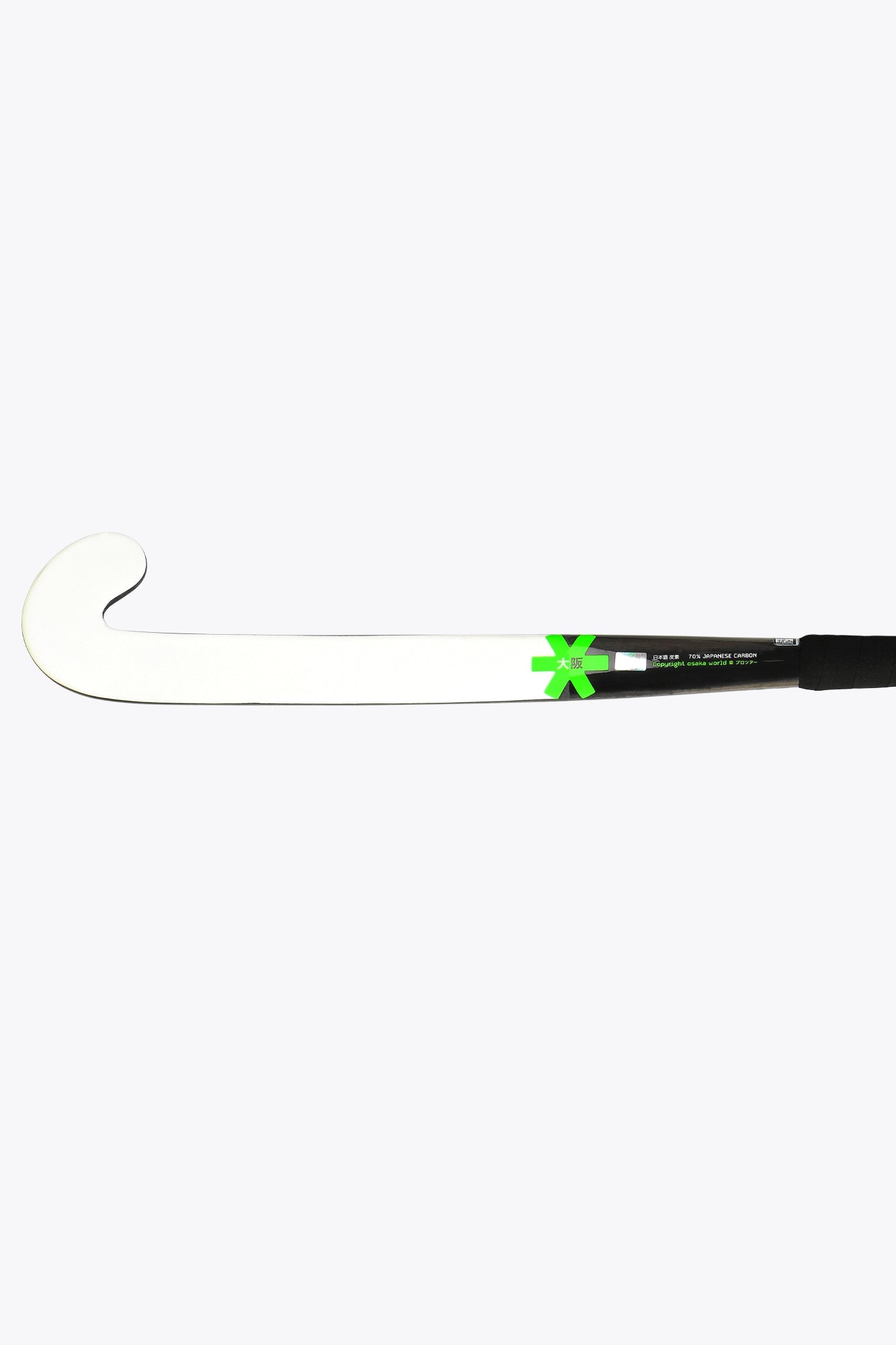 Osaka Field Hockey Stick Pro Tour 70 - Low Bow - LTD Edition White | Iconic Black