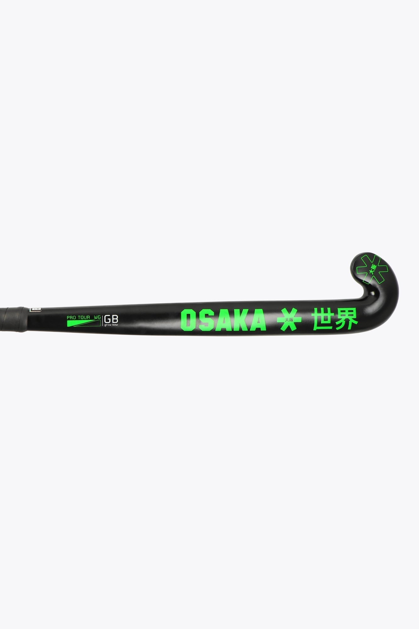 Osaka Field Hockey Stick Pro Tour WG - Grow Bow | Iconic Black