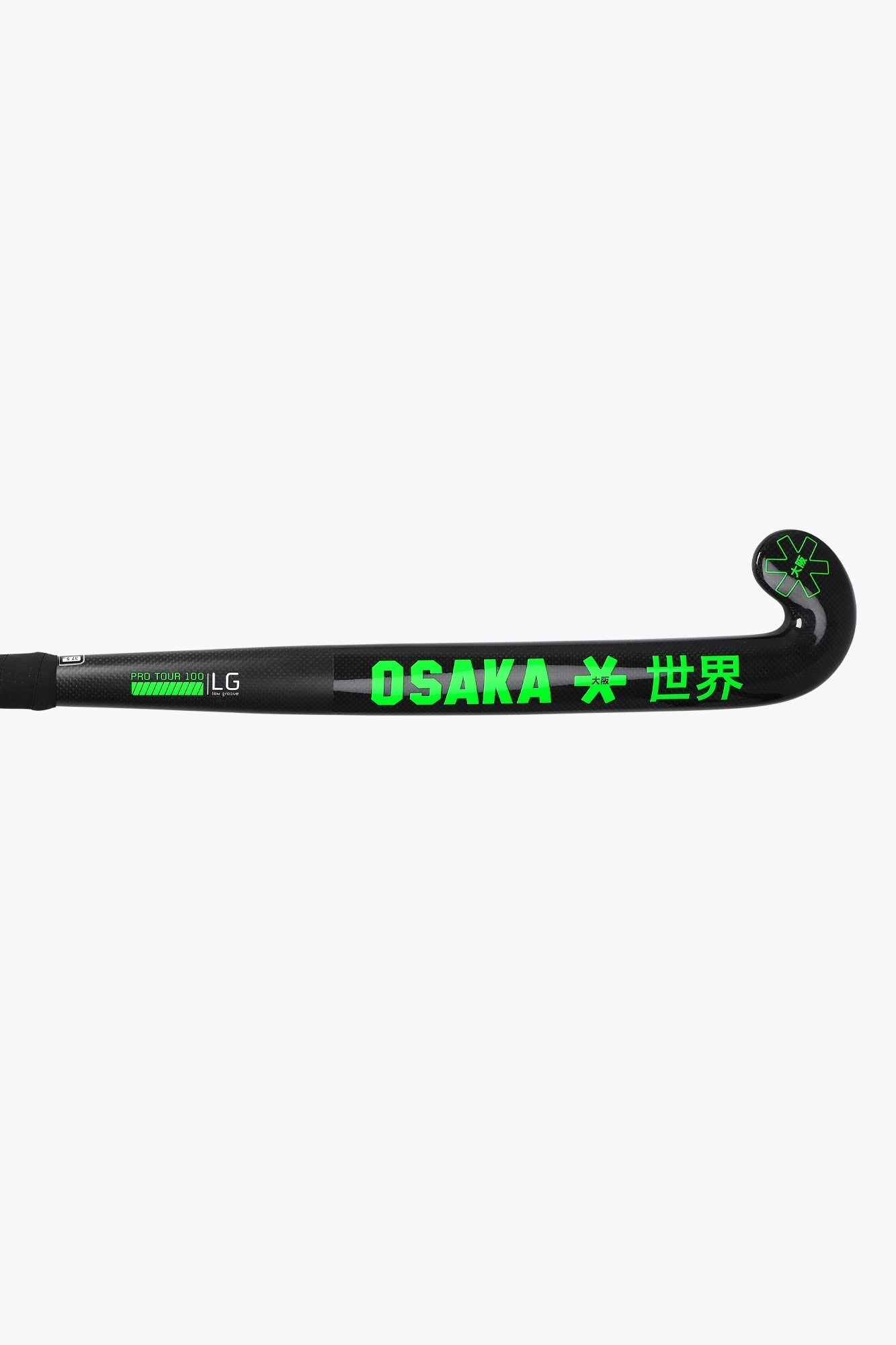 Osaka Field Hockey Stick Pro Tour 100 - Low Groove- LTD Edition White | Iconic Black