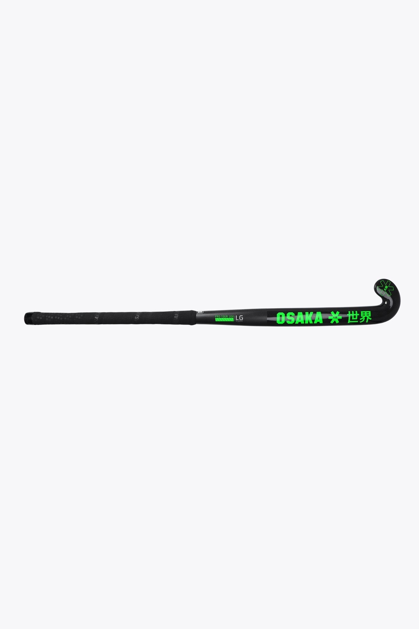 Osaka Field Hockey Stick Pro Tour 100 - Low Groove- LTD Edition White | Iconic Black