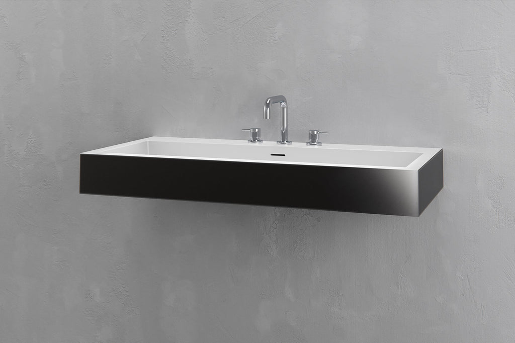 Wall Mounted Rectangular Bathroom Sink