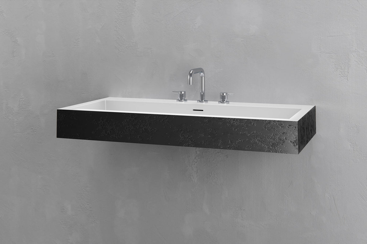 Wall Mounted Rectangular Bathroom Sink
