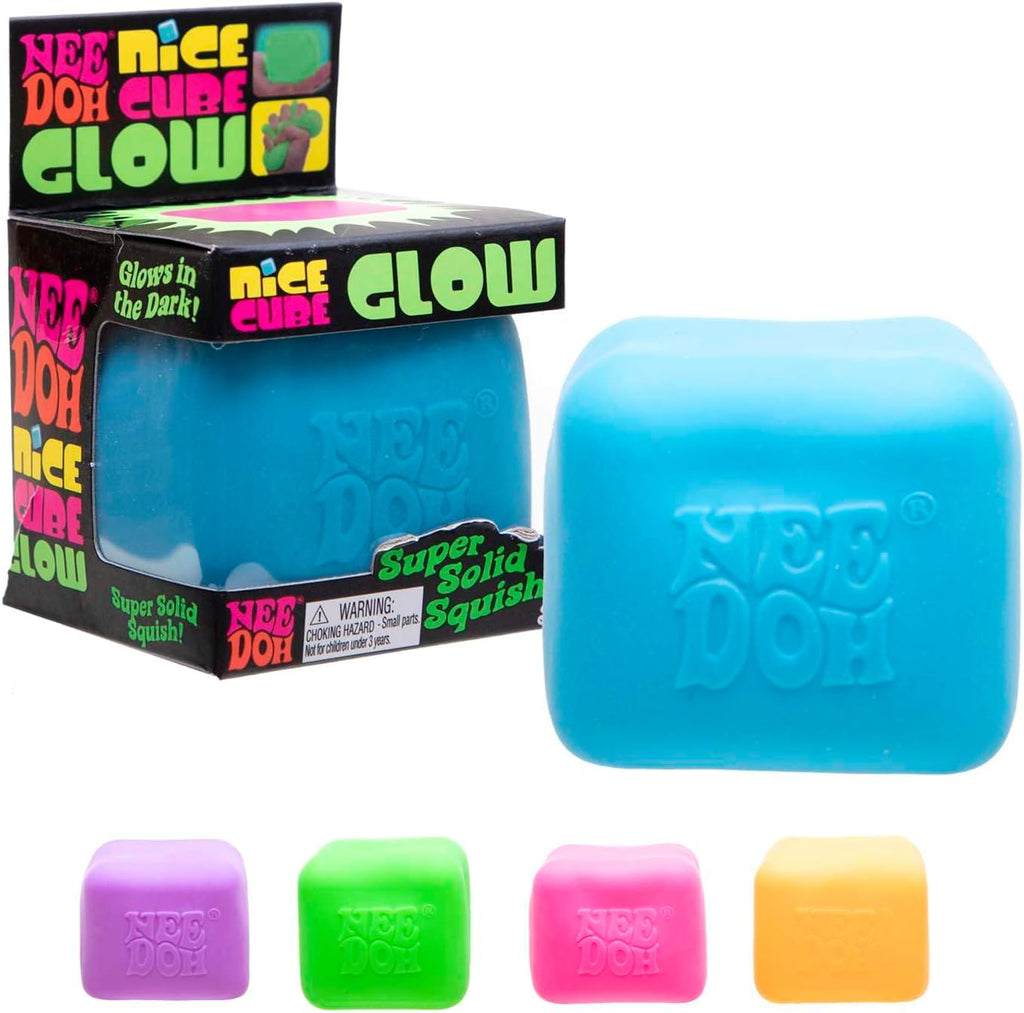 NeeDoh: Nice Cube - Que brilla en la oscuridad - Colores aleatorios
