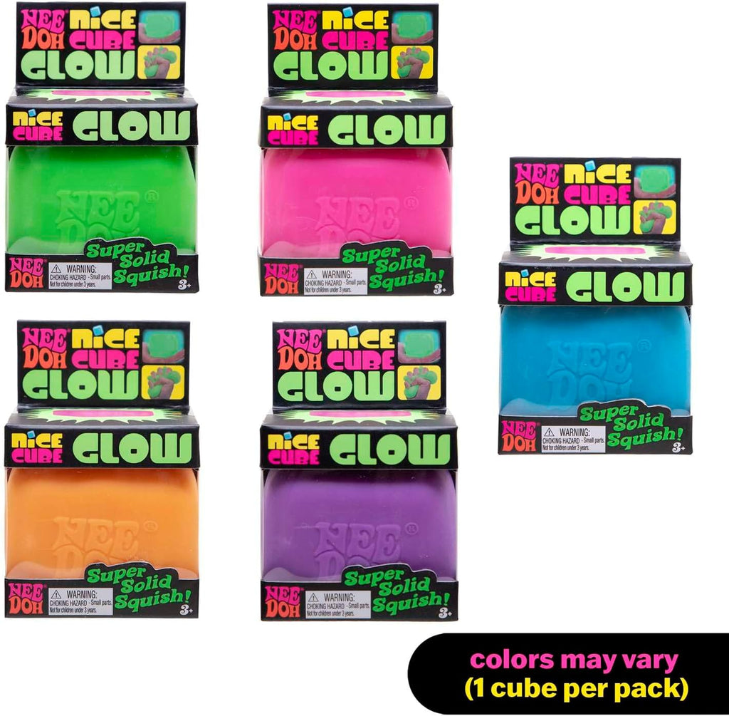 NeeDoh: Nice Cube - Que brilla en la oscuridad - Colores aleatorios