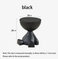 Customized cartoon sofa side table creative flat head coffee table small home plastic coffee table furniture side table