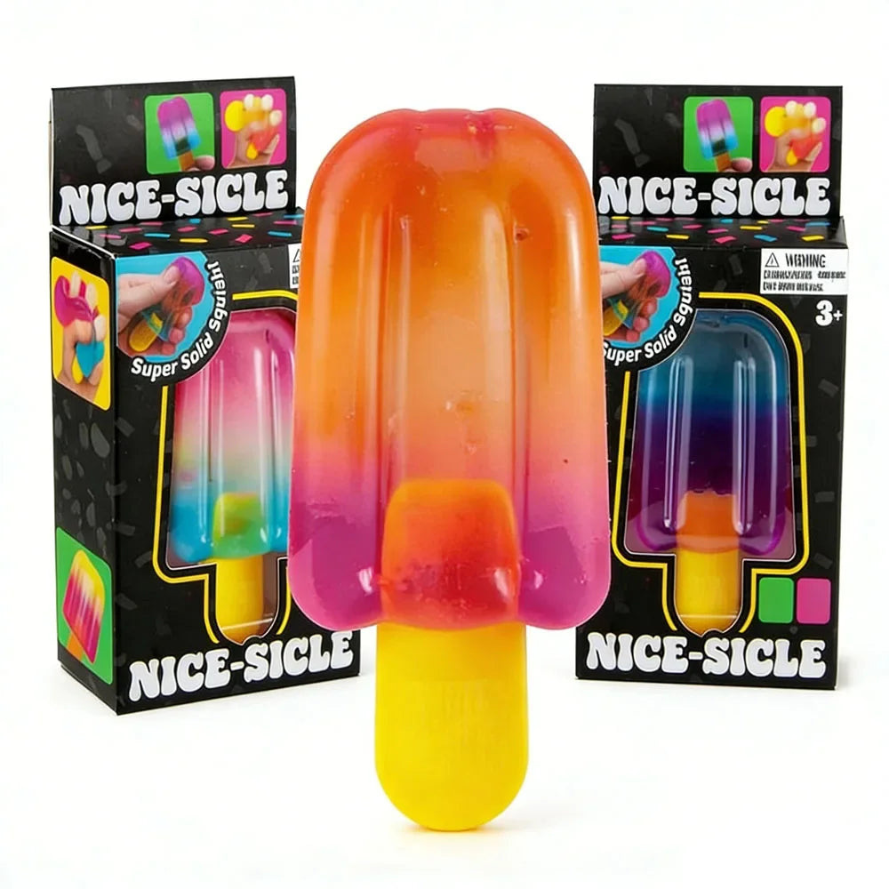 Needoh Style Sensory Squishy Cube | Anti Anxiety Squeeze Object for Focus and ADHD