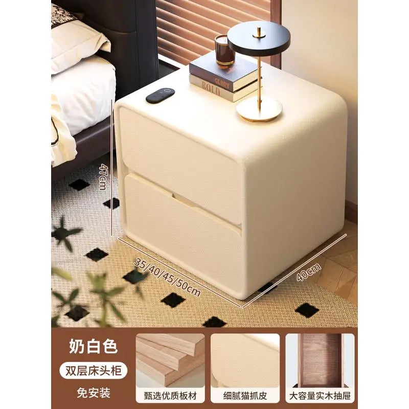 Mesita de noche moderna de salón Bauhaus, única, lujosa, bonita, mesa de noche nórdica moderna, mesa de centro, mueble de dormitorio