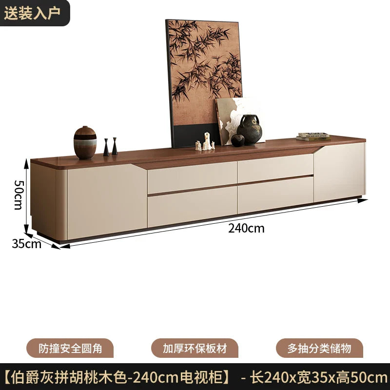 European Design Tv Consoles Cabinet Elegant Style Boho Simple Tv Stands Unique Taste Fernsehschrank Living Room Furniture