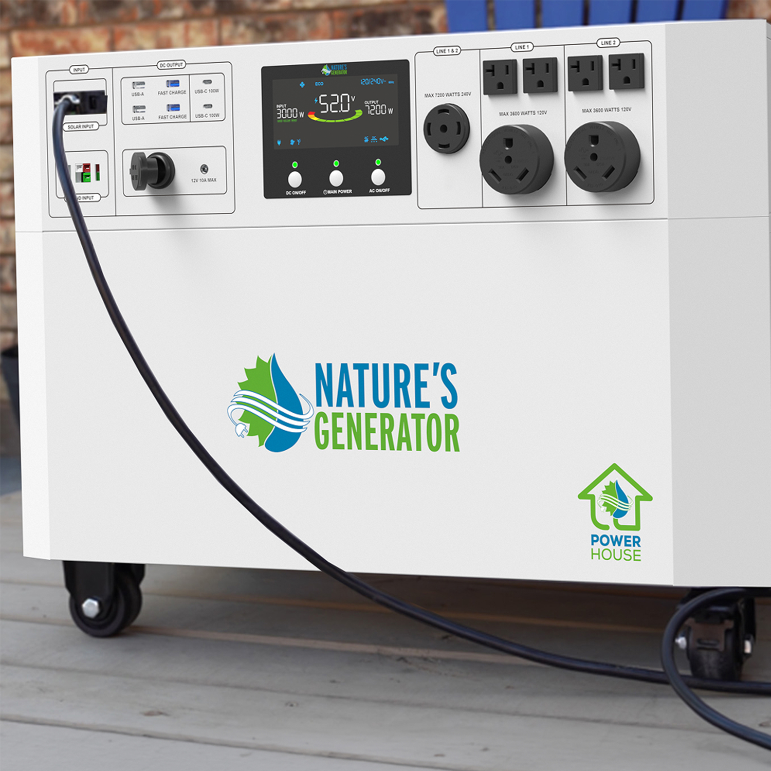 Generador Solar para Todo el Hogar Powerhouse V2