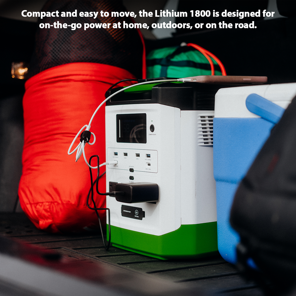 Generador solar de litio de alta capacidad 1800