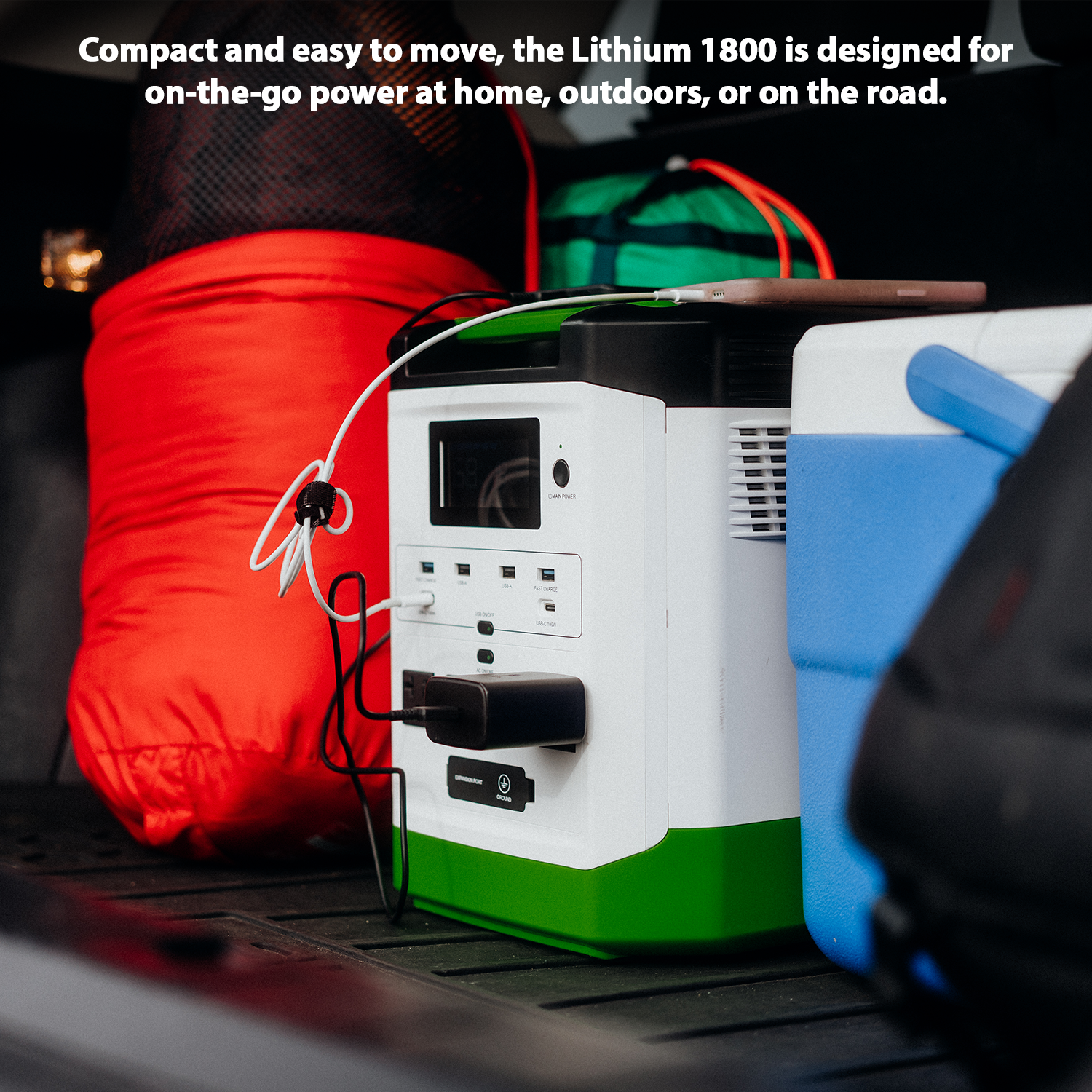 Generador solar de litio de alta capacidad 1800