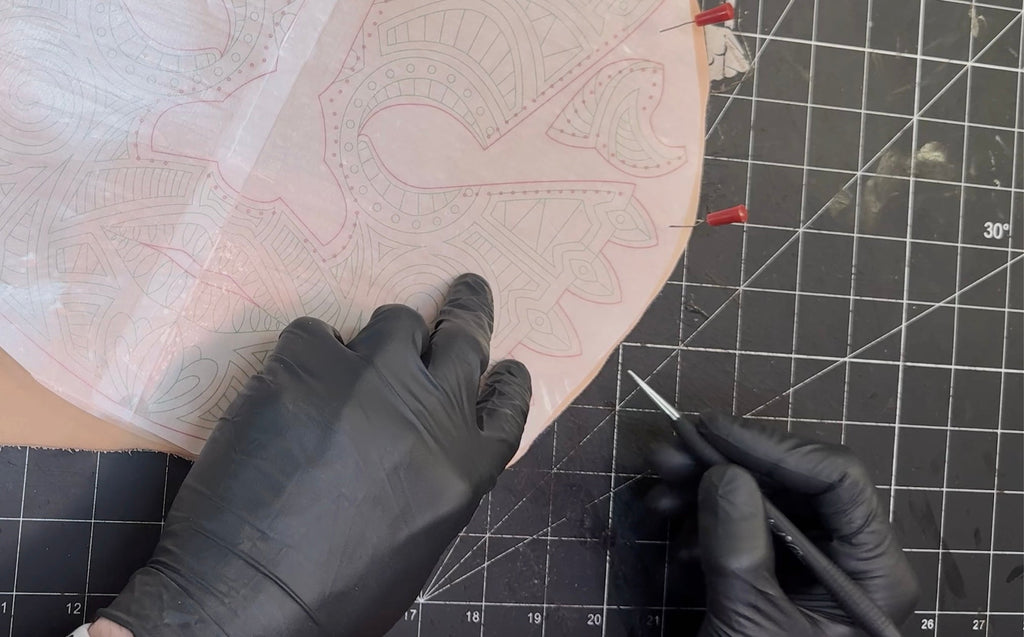 Leather Tribal Mask Printable Pattern Bundle — Intermediate + Advanced