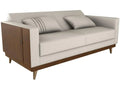 Sofa Bed 3 Places Couple Reclining Linen Matrix Esther