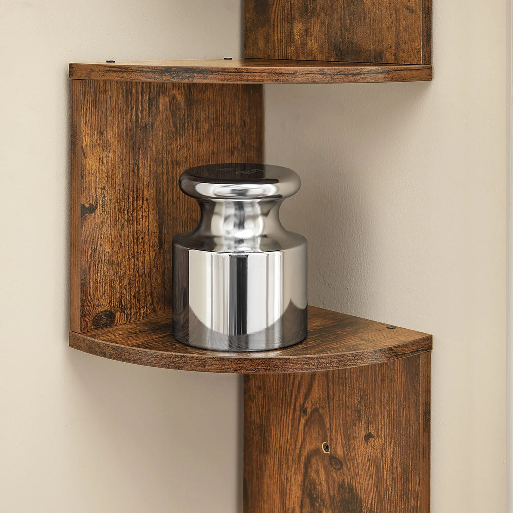 VASAGLE 5-level Wall Shelf Wall Shelf Floating Shelf For Books Bookcase Bedroom plants Shelf living room