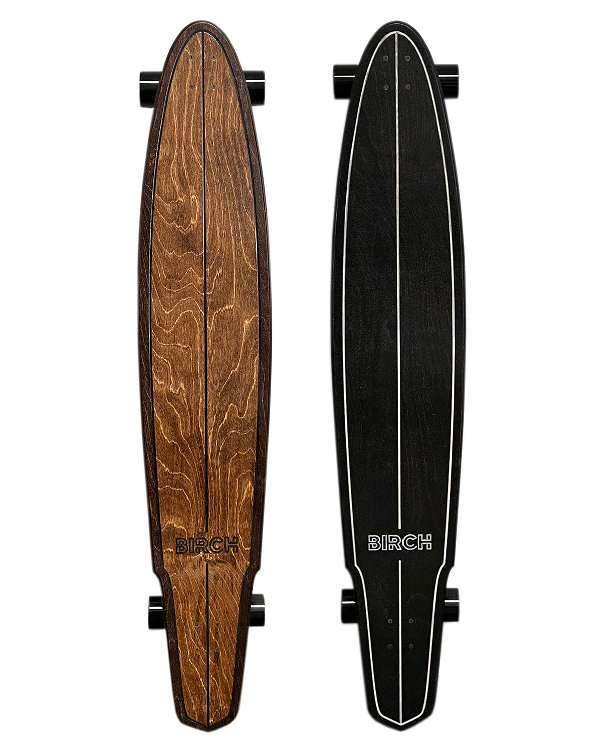 Patineta de crucero larga BIRCH 57" SHAKER - Completa o solo la tabla