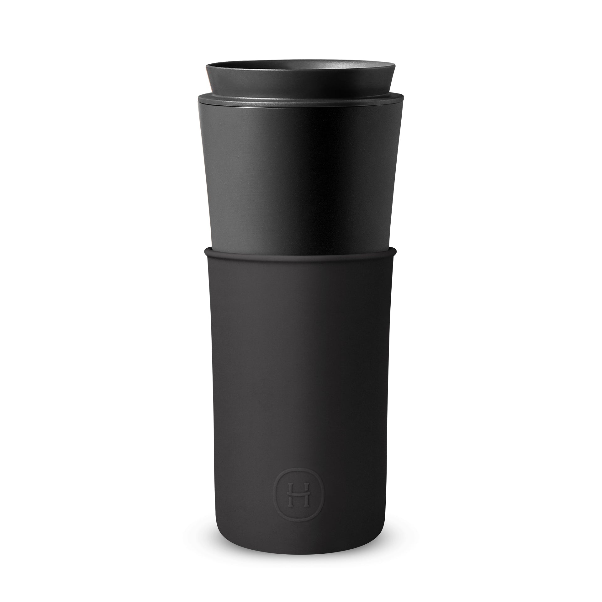 Vaso de viaje negro - Negro tinta 443 ml