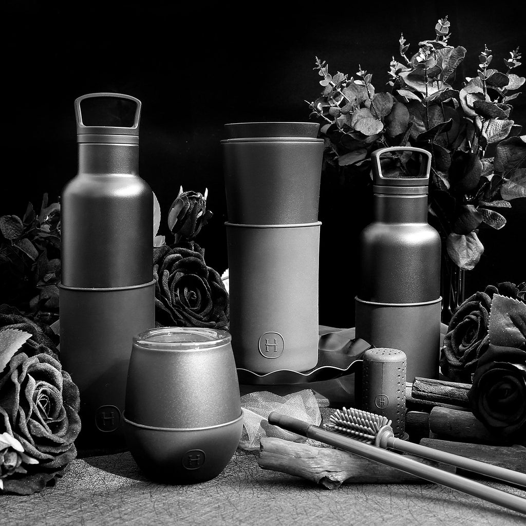 Vaso de viaje negro - Negro tinta 443 ml