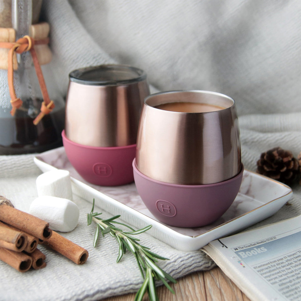 Pink Gold Tumbler-Dusty Rose 8 OZ