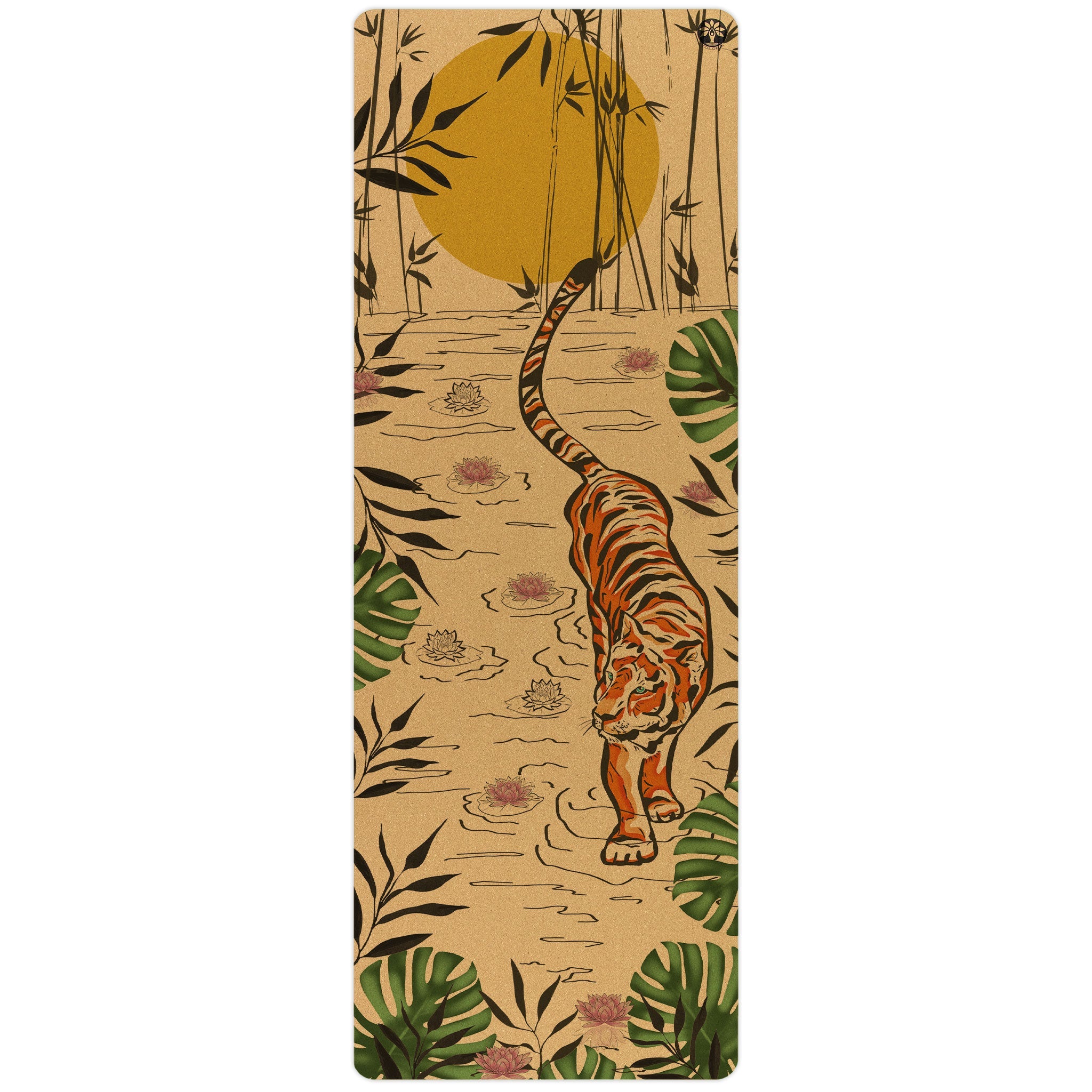 Esterilla de Yoga de Corcho Tiger Lotus Aura