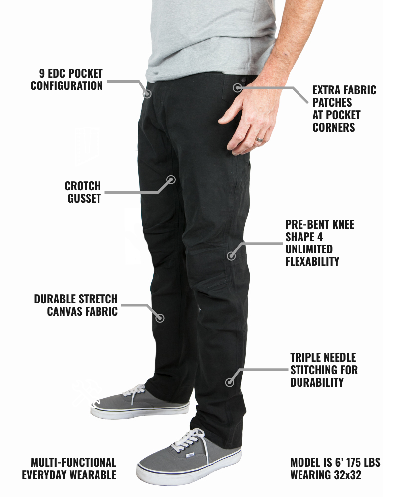 Pantalones ajustados Trailblazer - Negro