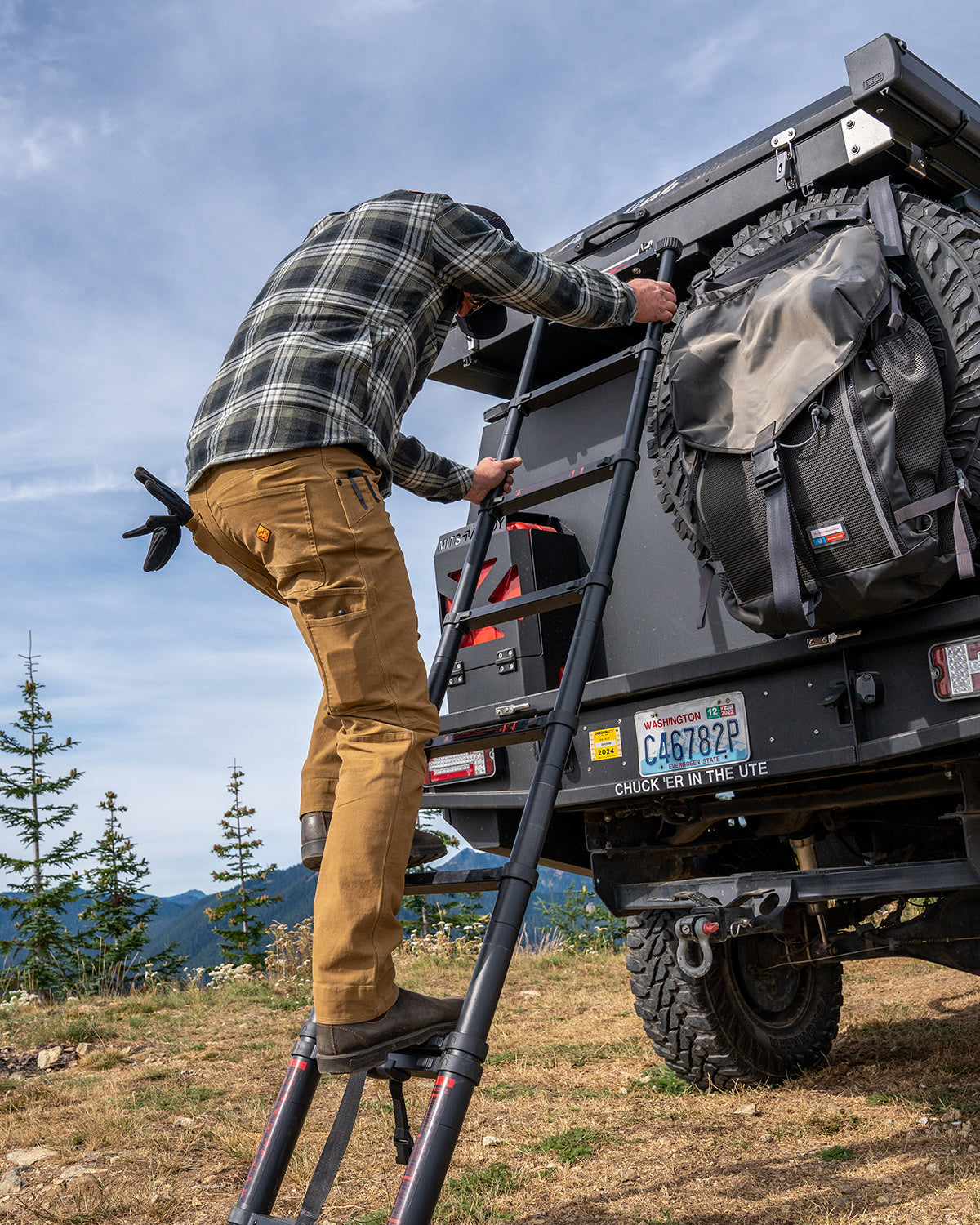 Pantalones de corte ajustado Trailblazer - Coyote