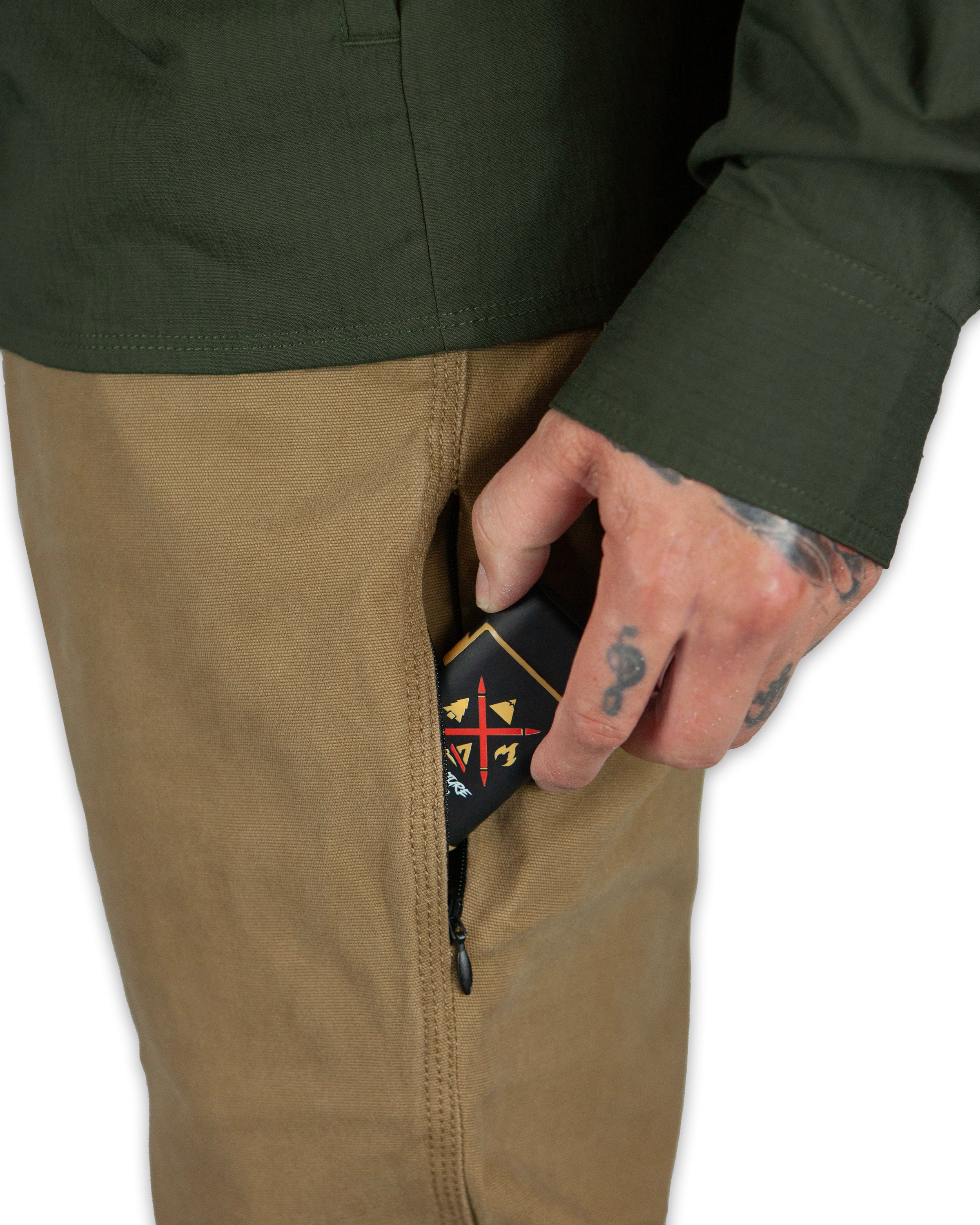 Pantalones de corte de bota Trailblazer - Coyote