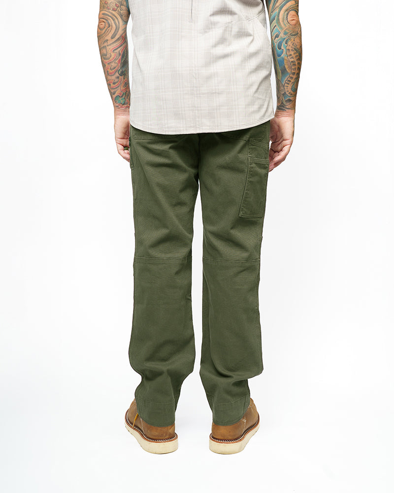 Pantalones de corte estándar Trailblazer - Verde olivo oscuro