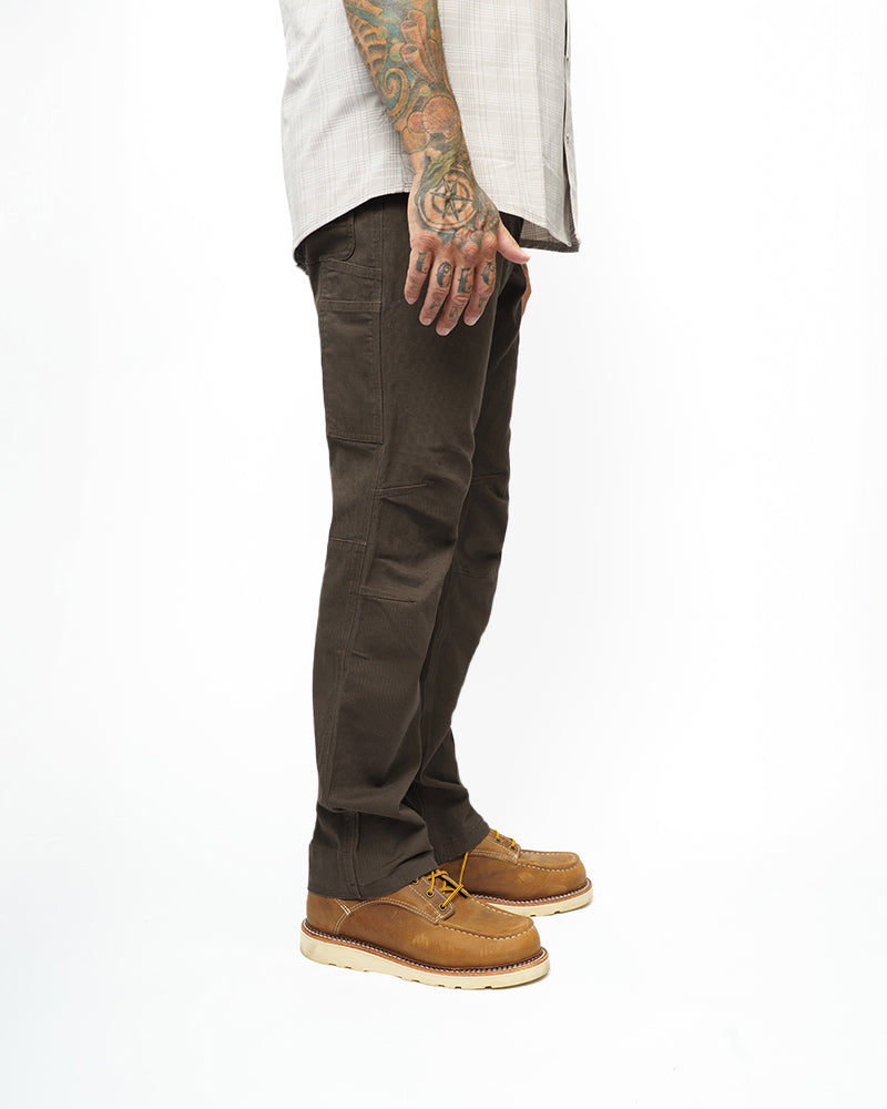 Pantalones Trailblazer Corte Entallado - MARRÓN OSCURO