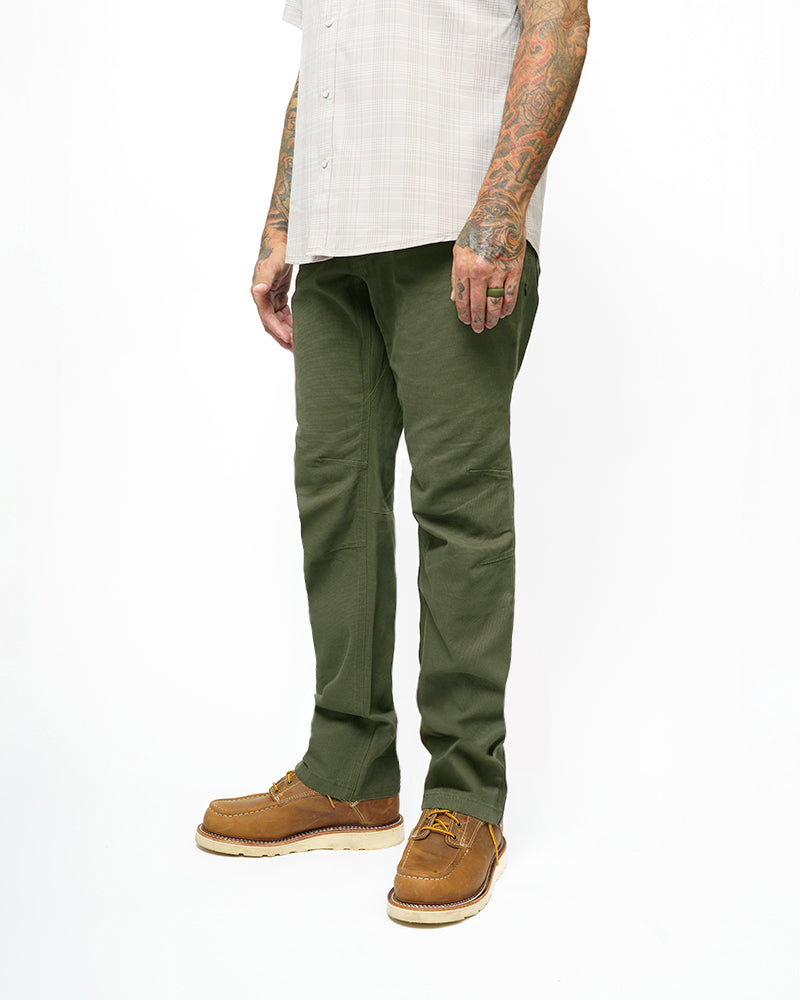Pantalones Trailblazer Corte Entallado - Oliva Oscuro