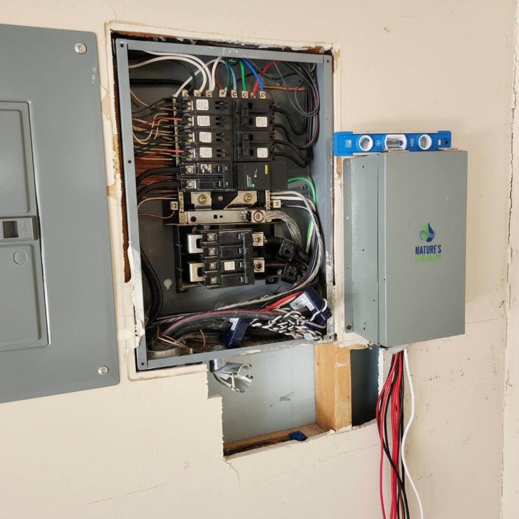 Reacondicionado - Interruptor de transferencia no automático de 6 circuitos, 120 V, 30 A