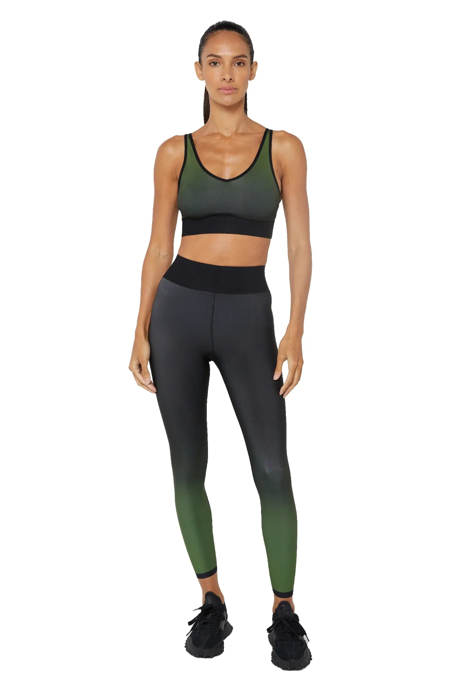 NERO ULTRACOLOR ULTRA HIGH LEGGING - NERO GREEN