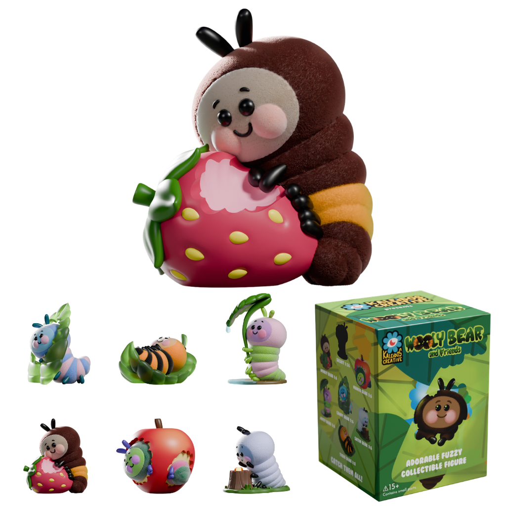 Kaleidos Creative: Wooly Bear and Friends Vinyl Blind Box